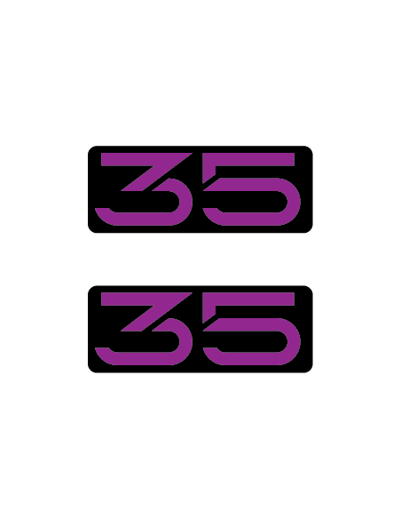 Stickere RockShox XC 35 V3 Logo Decal Purple