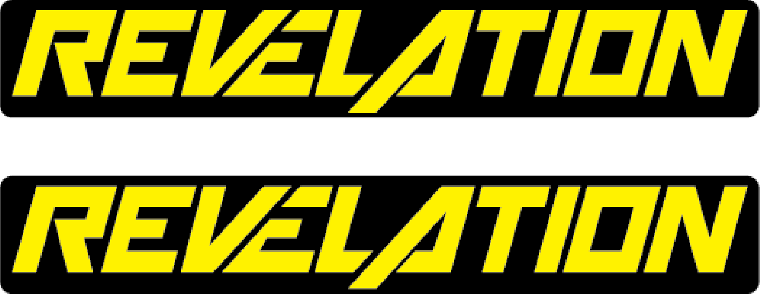 Stickere RockShox Revelation V3 Logo Decal Yellow