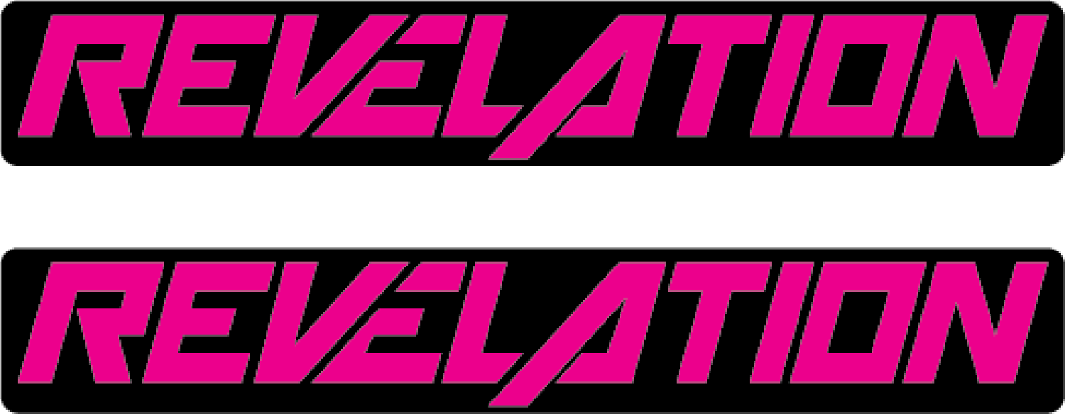 Stickere RockShox Revelation V3 Logo Decal Magenta