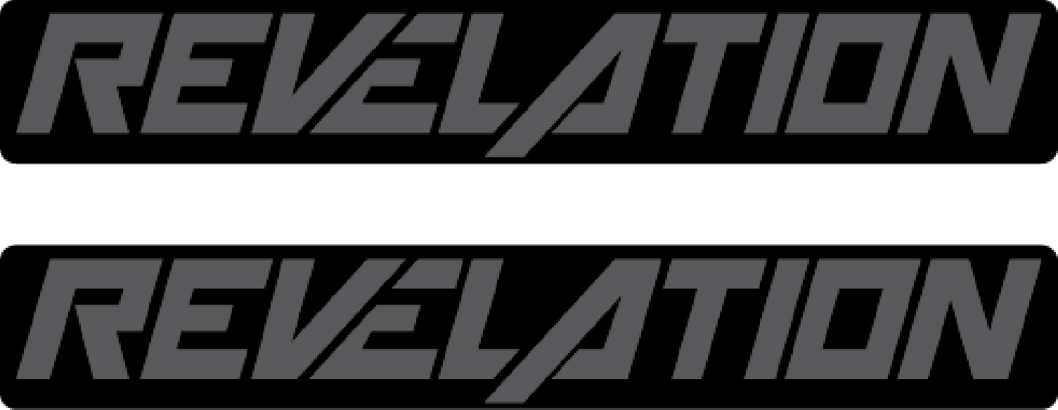 Stickere RockShox Revelation V3 Logo Decal Grey