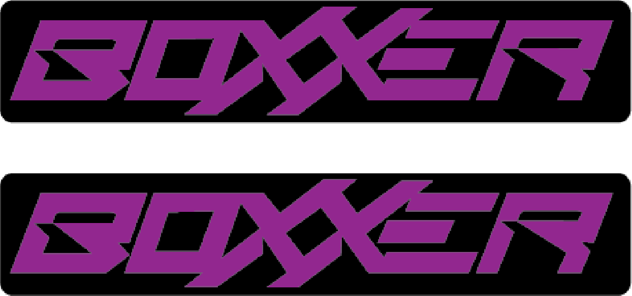 Stickere RockShox Boxxer V3 Logo Decal Purple
