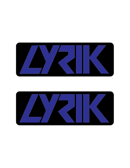 Stickere RockShox Lyrik V3 Logo Decal Blue