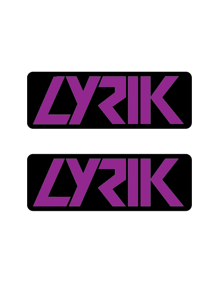 Stickere RockShox Lyrik V3 Logo Decal Purple