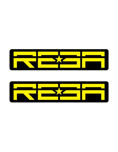 Stickere RockShox Reba V3 Logo Decal Yellow