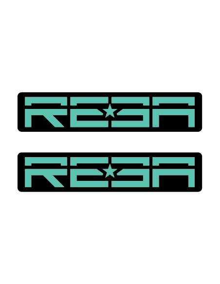 Stickere RockShox Reba V3 Logo Decal Turqoise