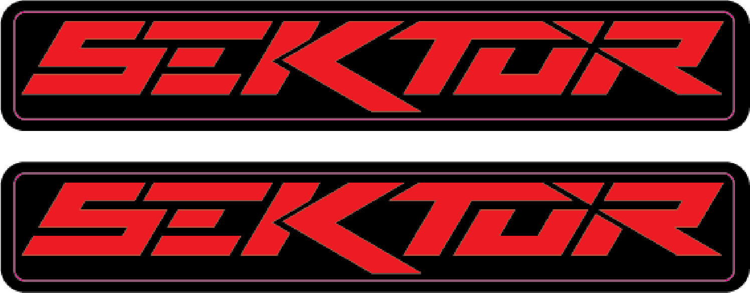 Stickere RockShox Sektor V3 Logo Decal Red