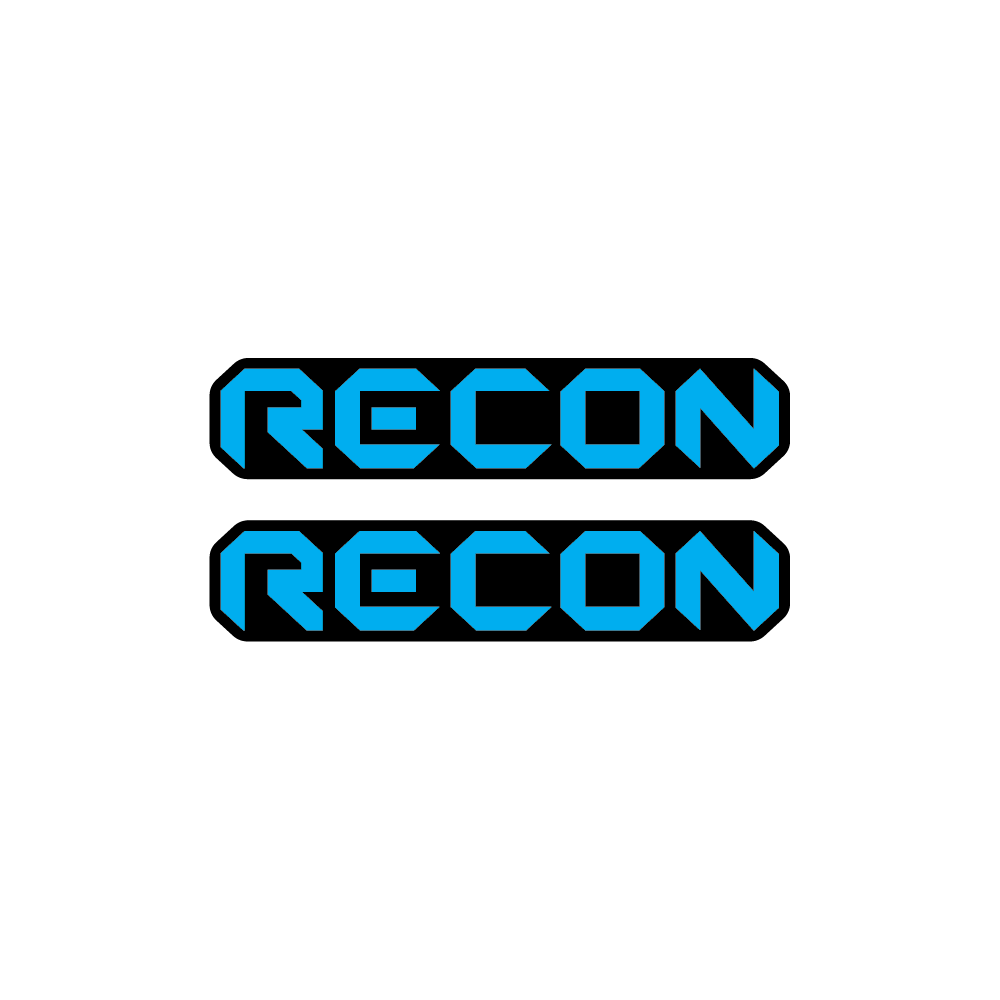 Stickere RockShox Recon V2 Logo Decal Cyan