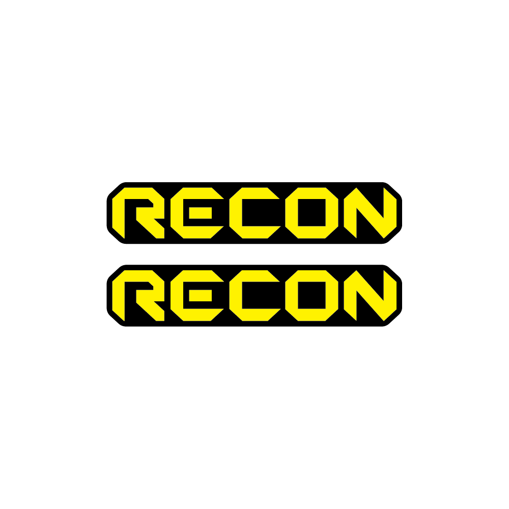 Stickere RockShox Recon V2 Logo Decal Yellow