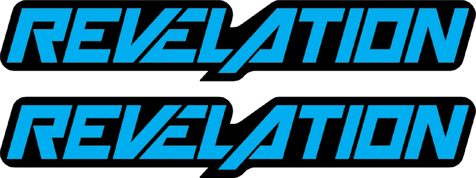 Stickere RockShox Revelation V2 Logo Decal Cyan
