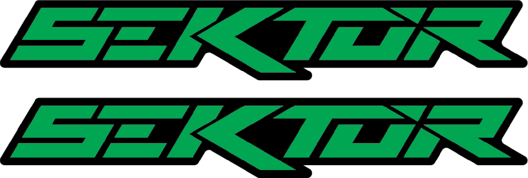 Stickere RockShox Sektor V2 Logo Decal Green