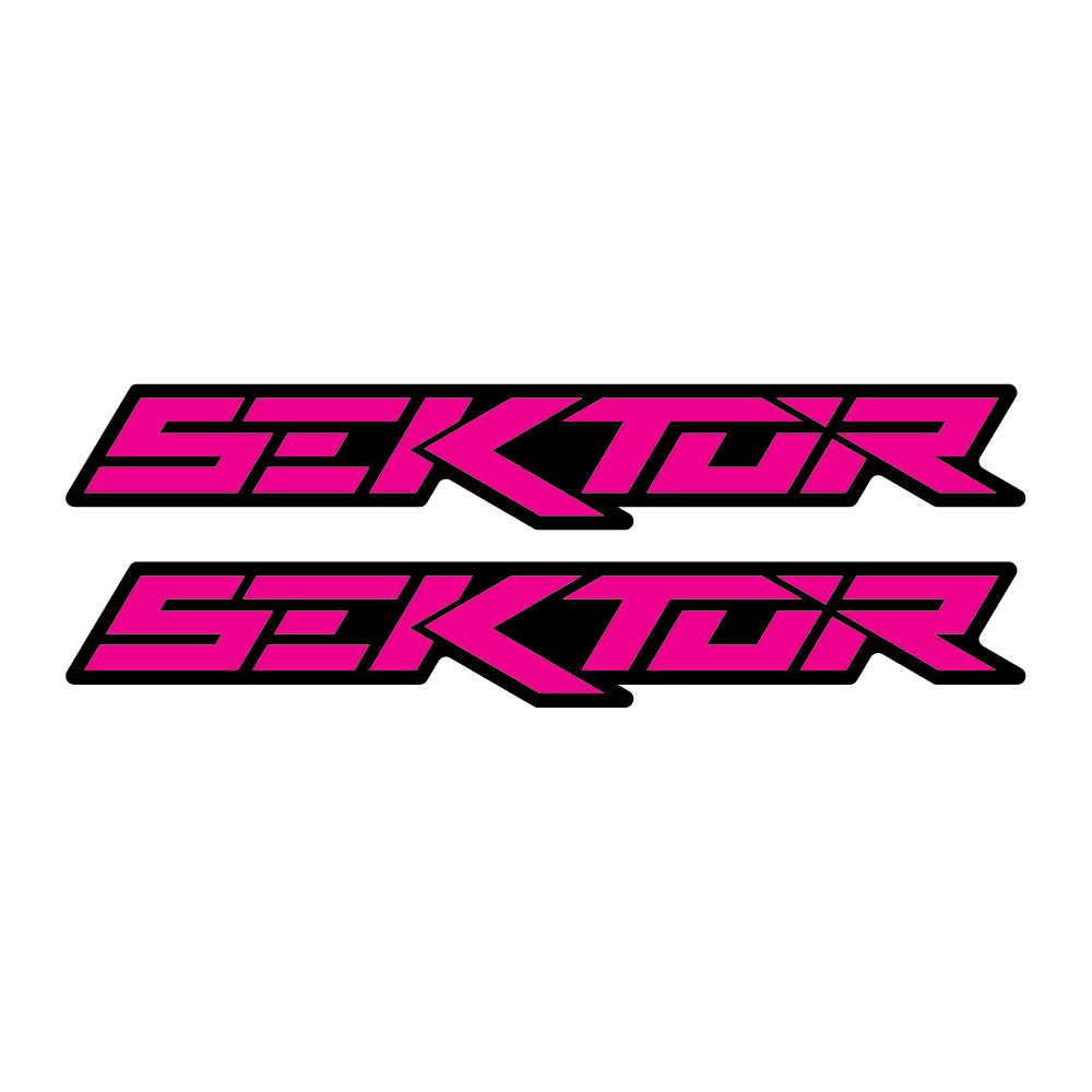 Stickere RockShox Sektor V2 Logo Decal Magenta