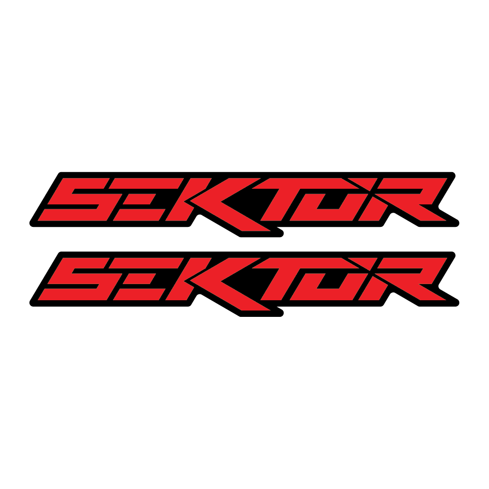 Stickere RockShox Sektor V2 Logo Decal Red