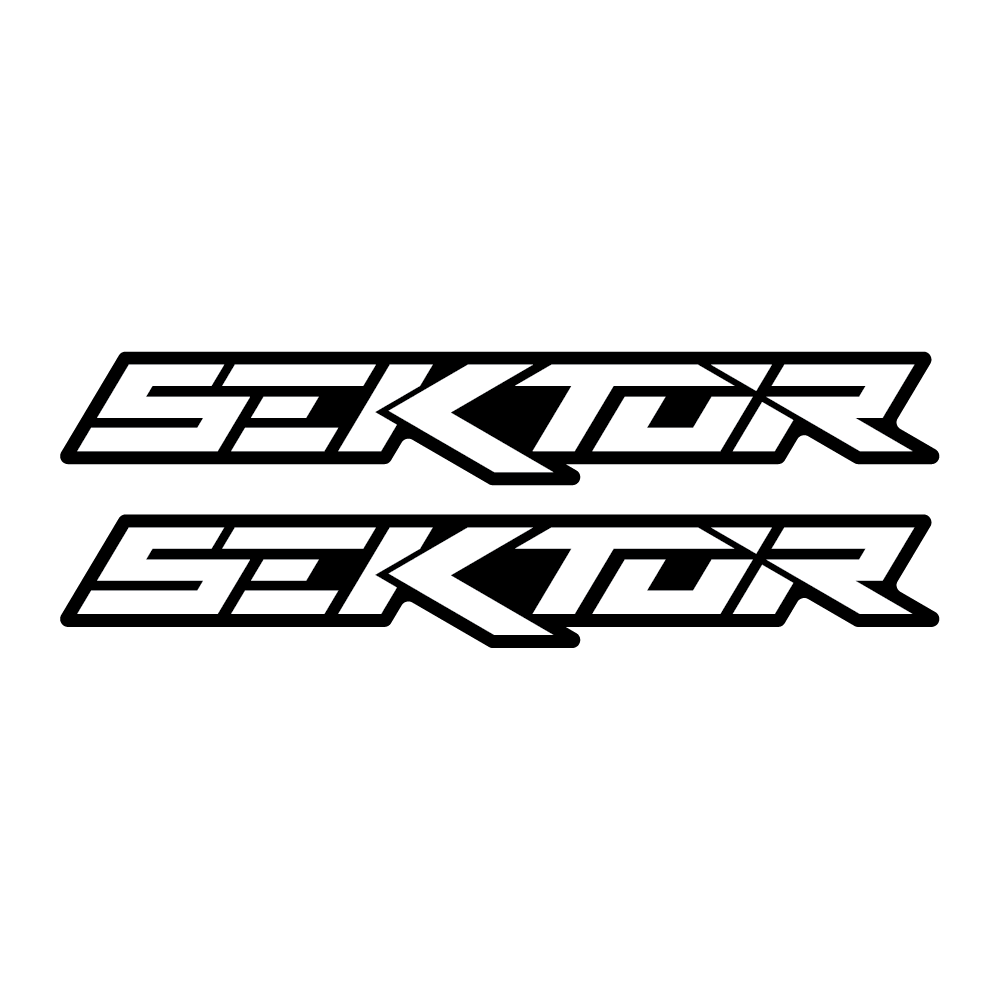 Stickere RockShox Sektor V2 Logo Decal White