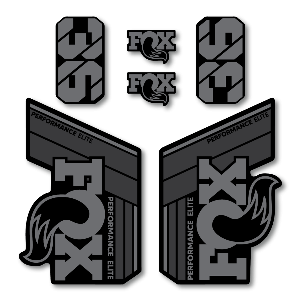 Stickere Fox 36 Performance Elite V2 Replica Decal Kit Grey