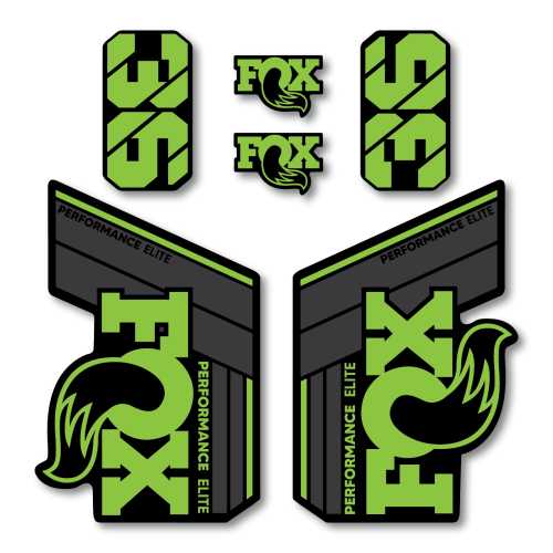 Stickere Fox 36 Performance Elite V2 Replica Decal Kit Lime
