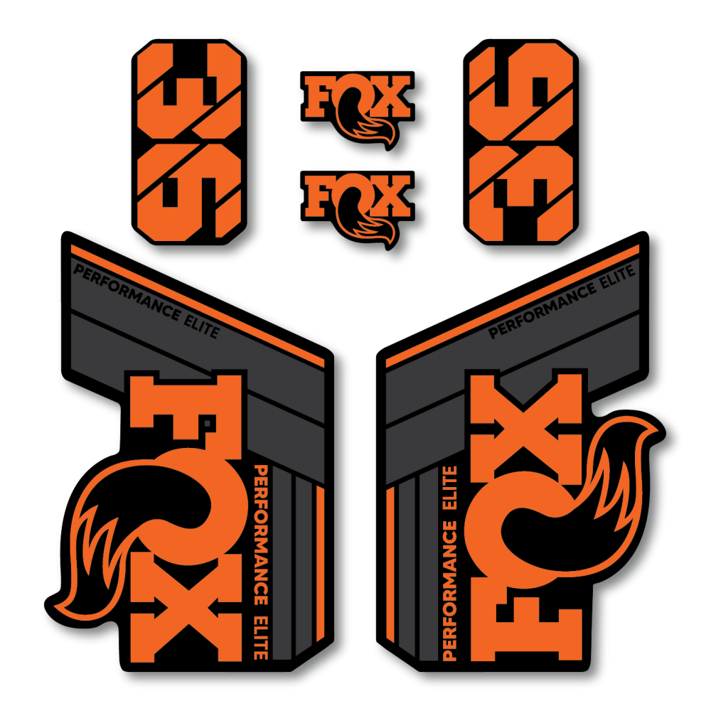 Stickere Fox 36 Performance Elite V2 Replica Decal Kit Orange