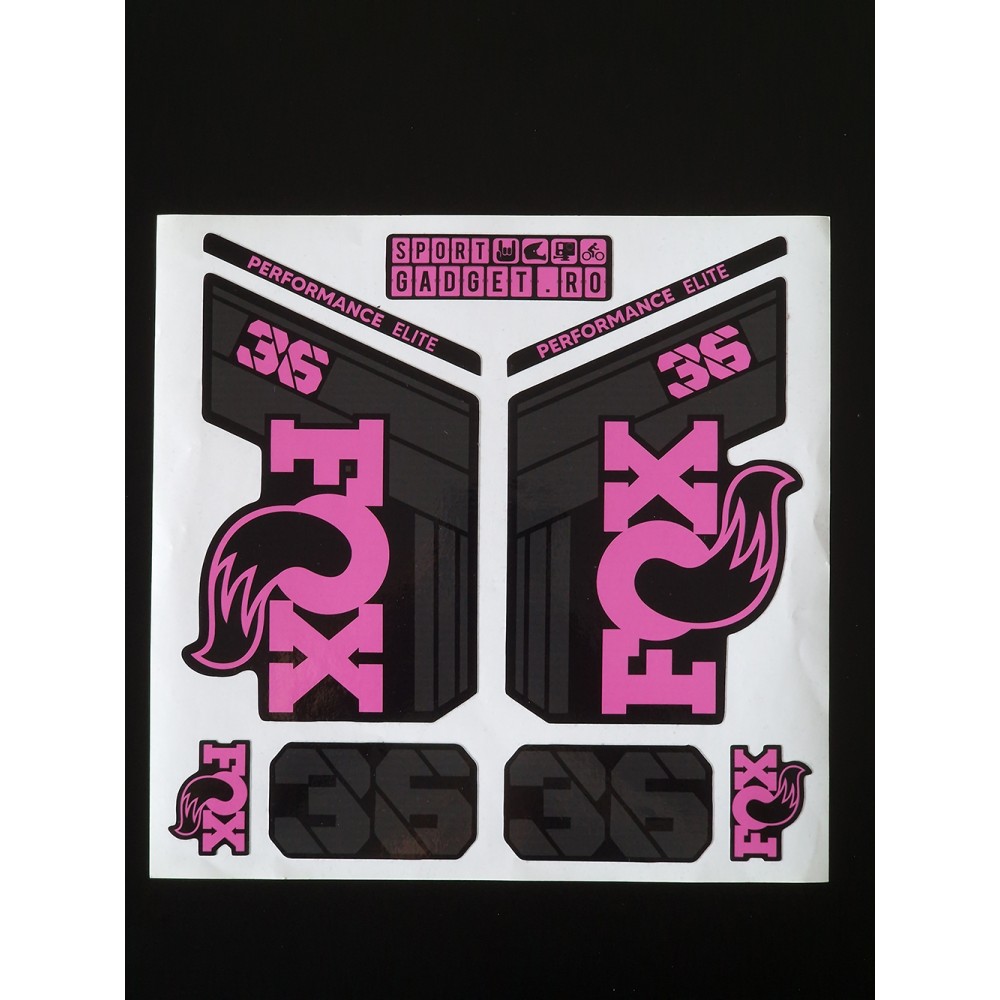 Sticker Fox 36 Replica Decal Kit Pink