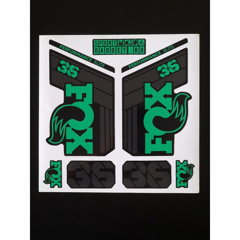 Sticker Fox 36 Replica Decal Kit Green