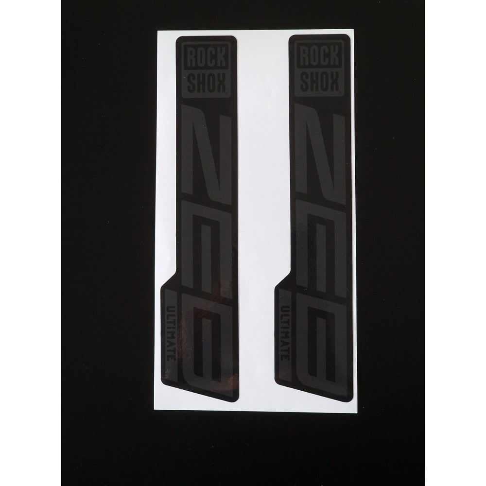 Sticker Rock Shox ZEB One Way Replica Decal Kit Dark Grey