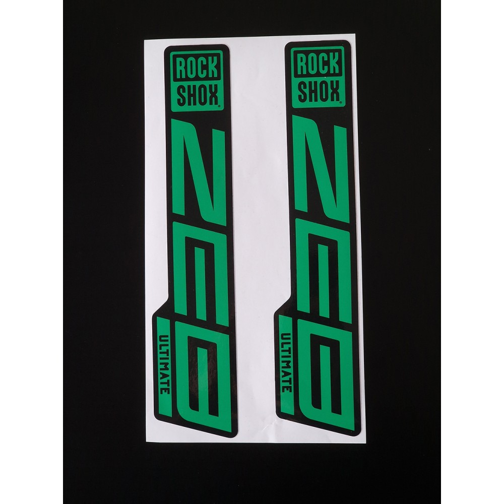 Sticker Rock Shox ZEB One Way Replica Decal Kit Green