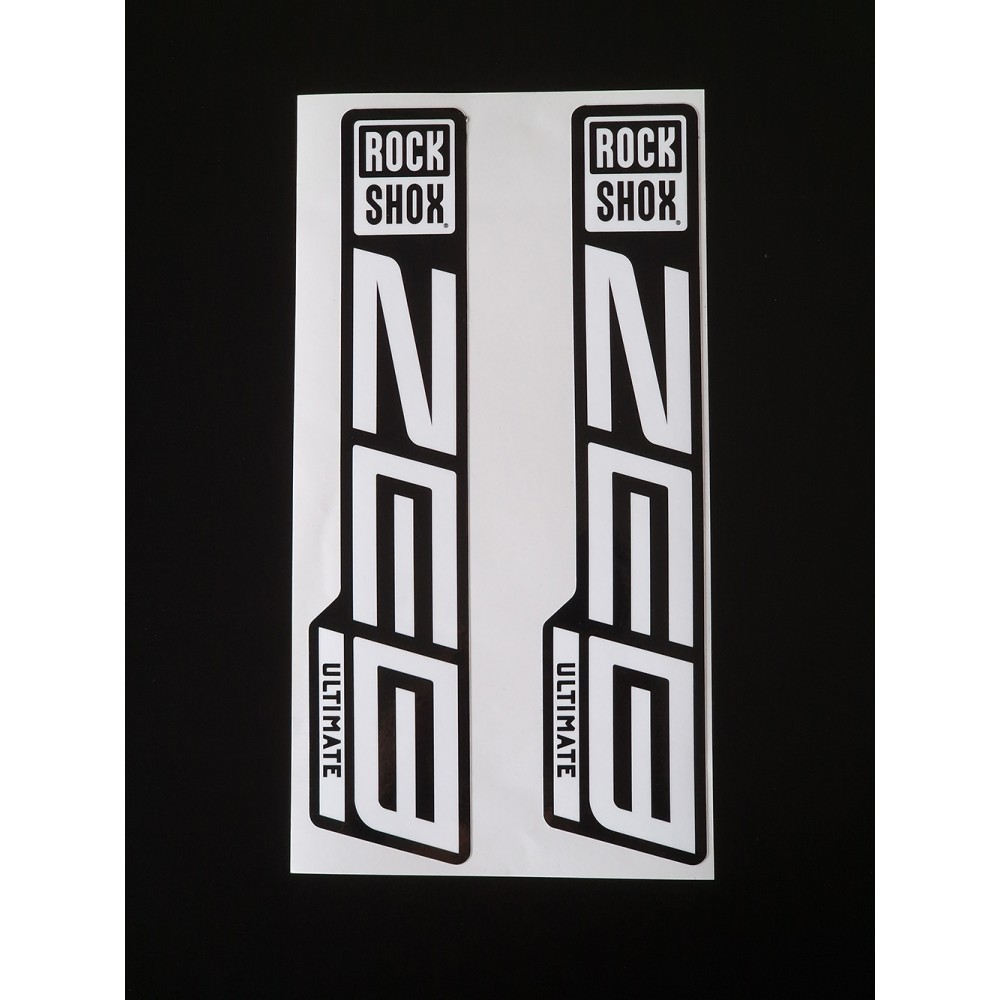 Sticker Rock Shox ZEB One Way Replica Decal Kit White