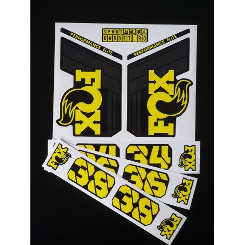 Sticker Fox 34 36 38 Performance Elite Replica Decal Kit...