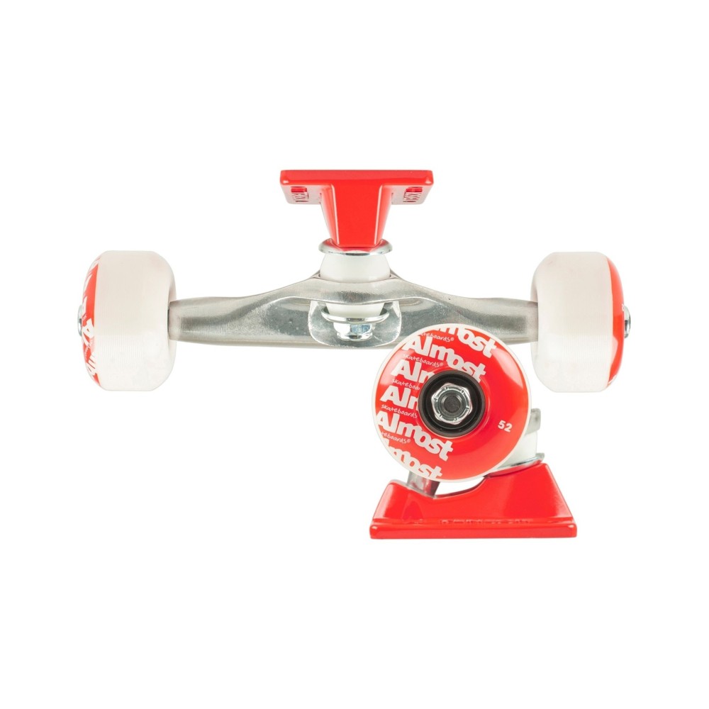 Roti Skateboard Almost Repeat Truck & Wheel Combo Raw/Red 5.5