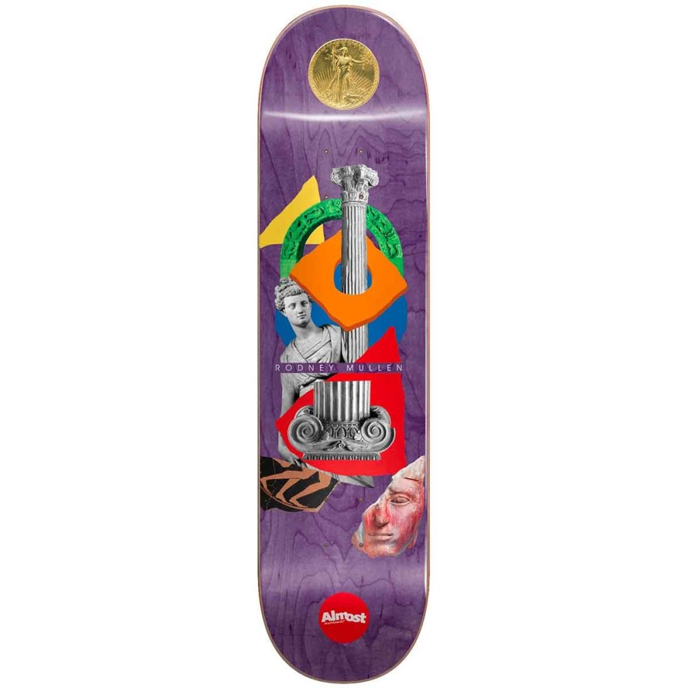 Deck Skateboard Almost Mullen Relics R7 Mullen/Purple 8.25