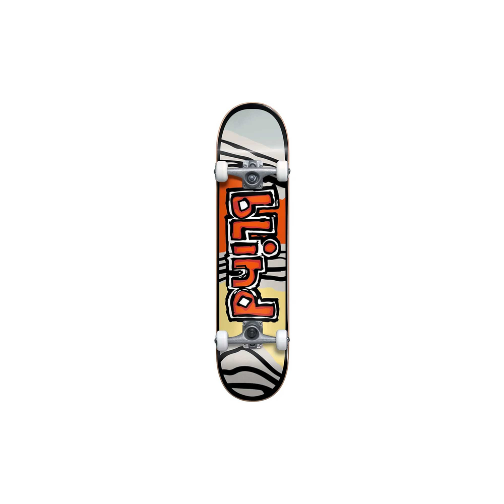 Skateboard Blind 7 Og Tiger Stripes Yth Fp Complete Red/Orange