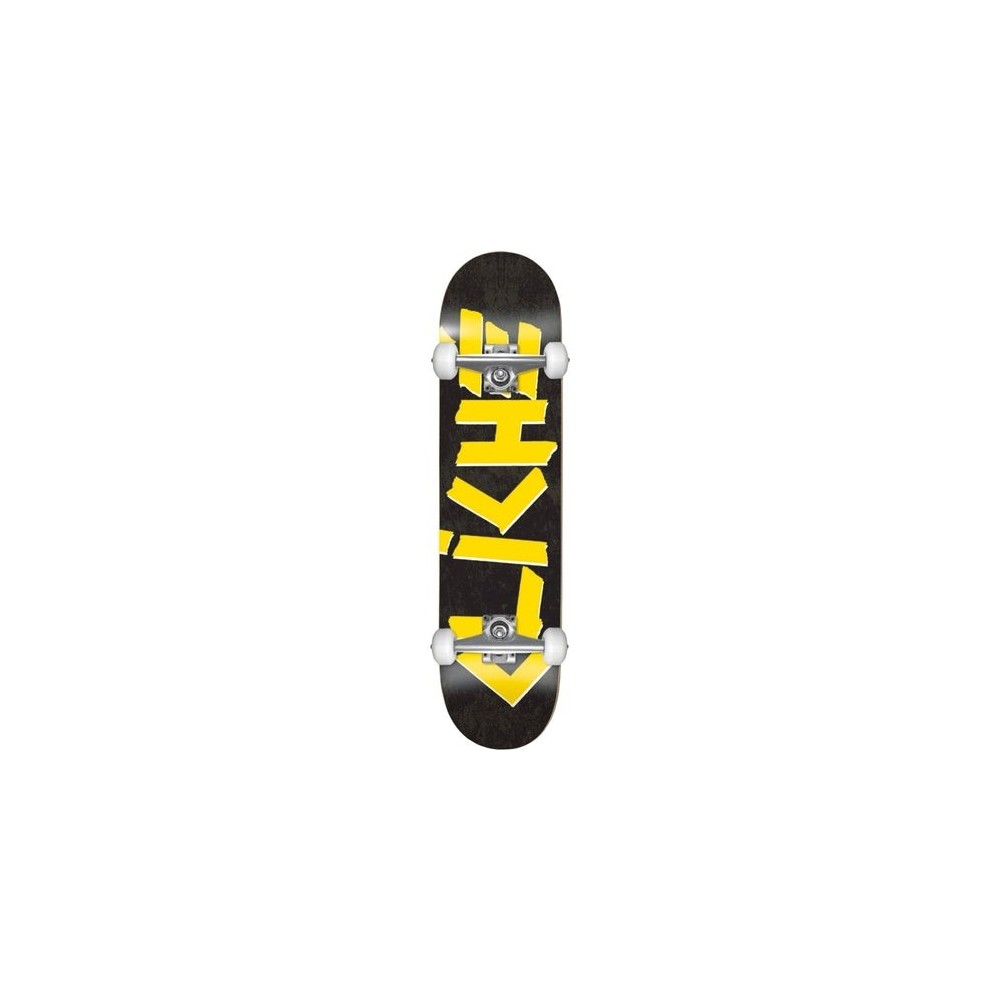 Skateboard Cliche 7.875 Scotch Fp Complete Black/Yellow