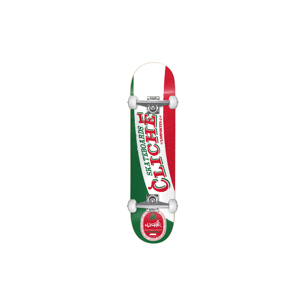 Skateboard Cliche Imported Fp Complete Green Red 8.25