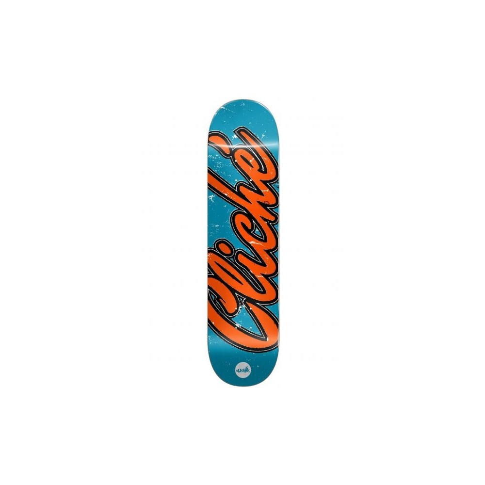 Skateboard Cliche 8.25 Old Logo Rhm Blue/Orange