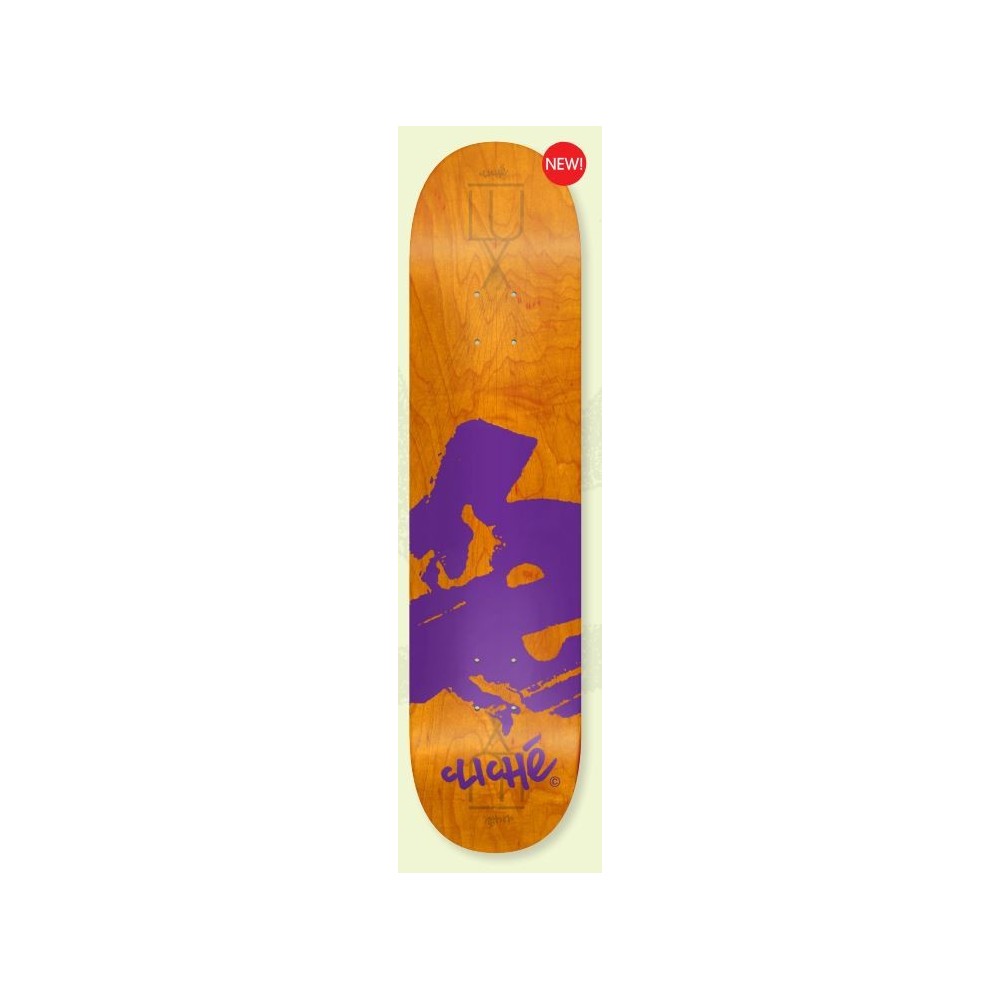 Deck Skateboard Cliche 8.125 Europe Rhm Orange