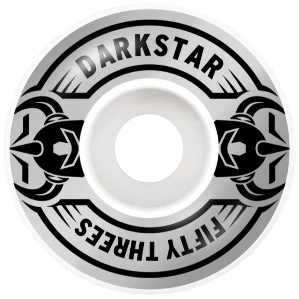 Roti Skateboard Darkstar Darkstar Quarter Wheel Silver 53Mm