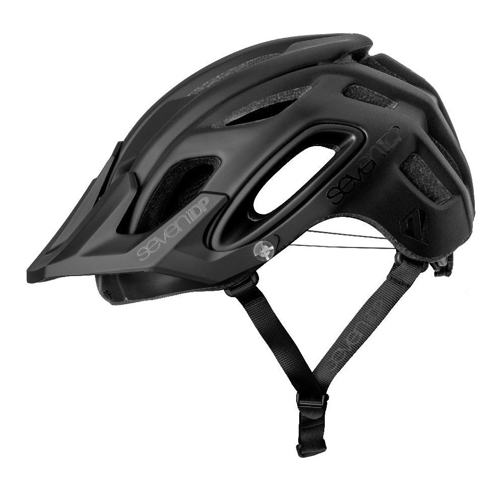 7 PROTECTION M2 BOA HELMET / MATT BLACK / GLOSS BLACK / XL/XXL