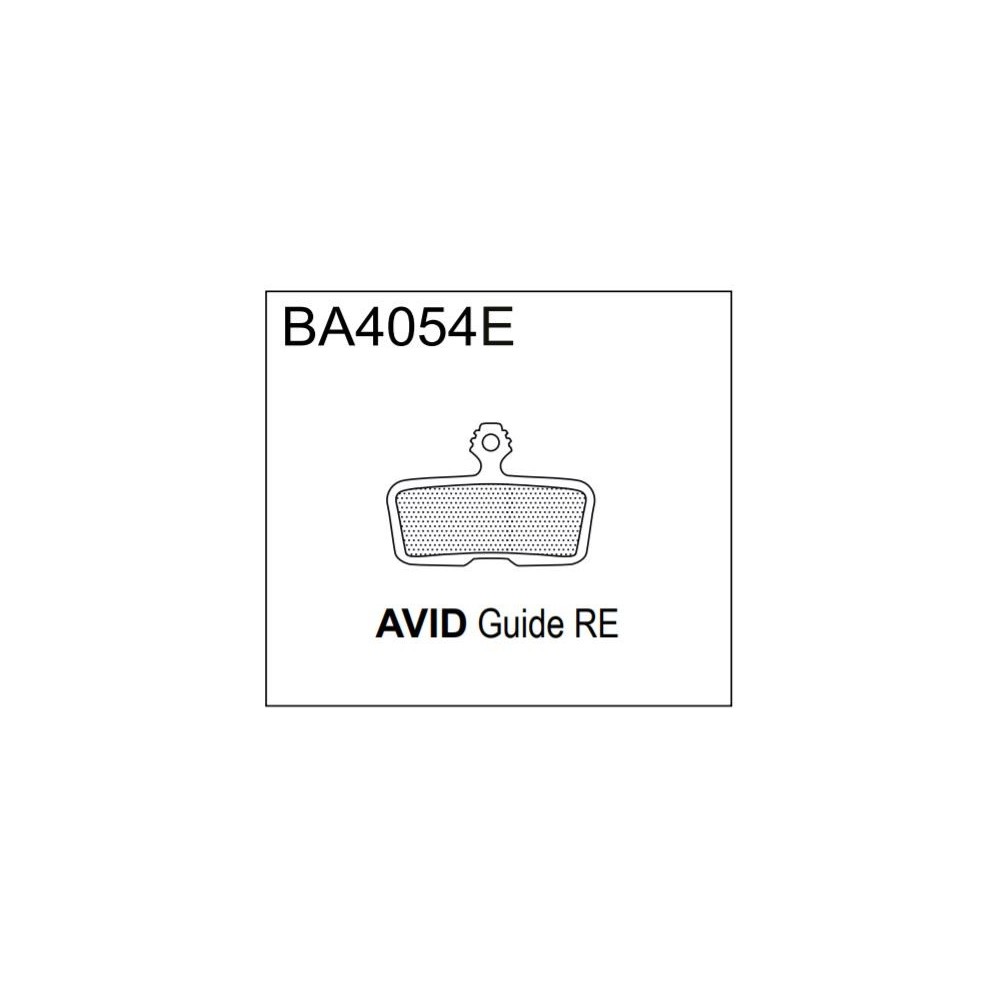 BRAKE AUTHORITY BA4054E - AVID Code R BRAKE PADS ELECTRIC