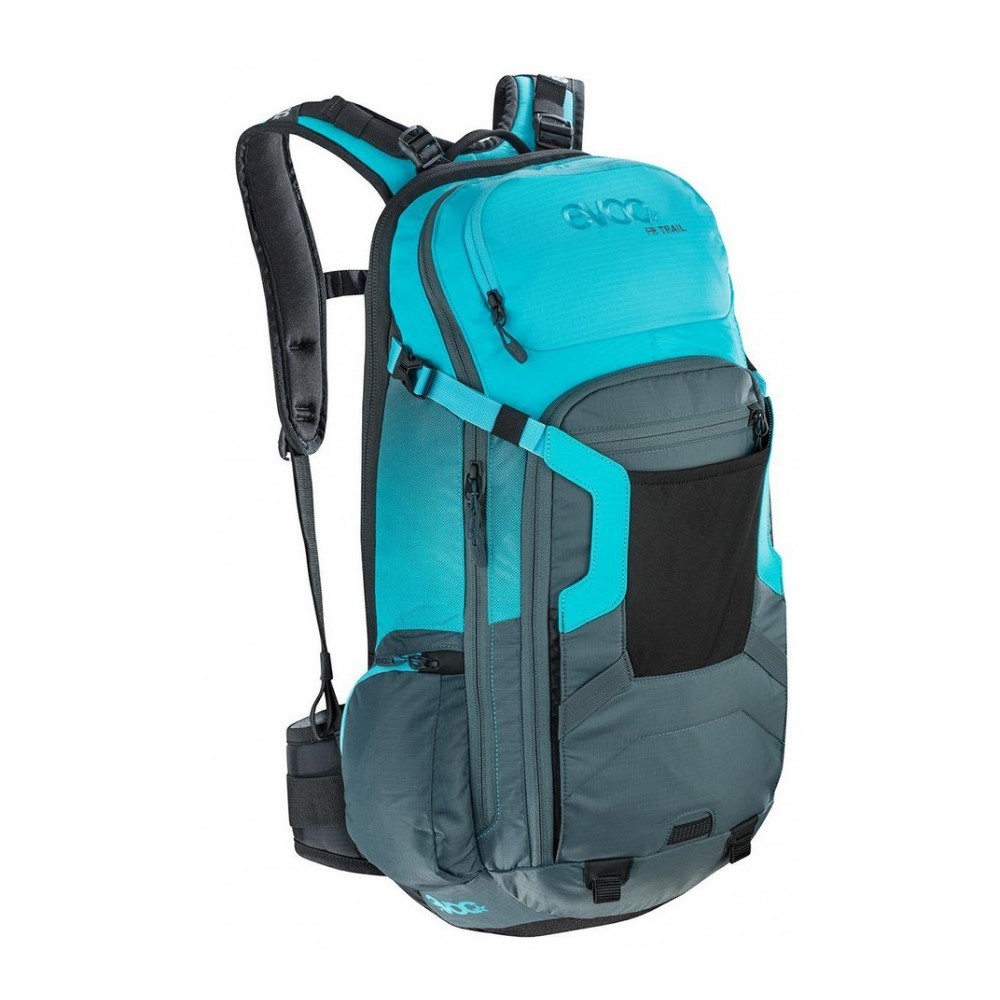 Rucsac Evoc Fr Trail Slate Neon Blue Backpack M/L