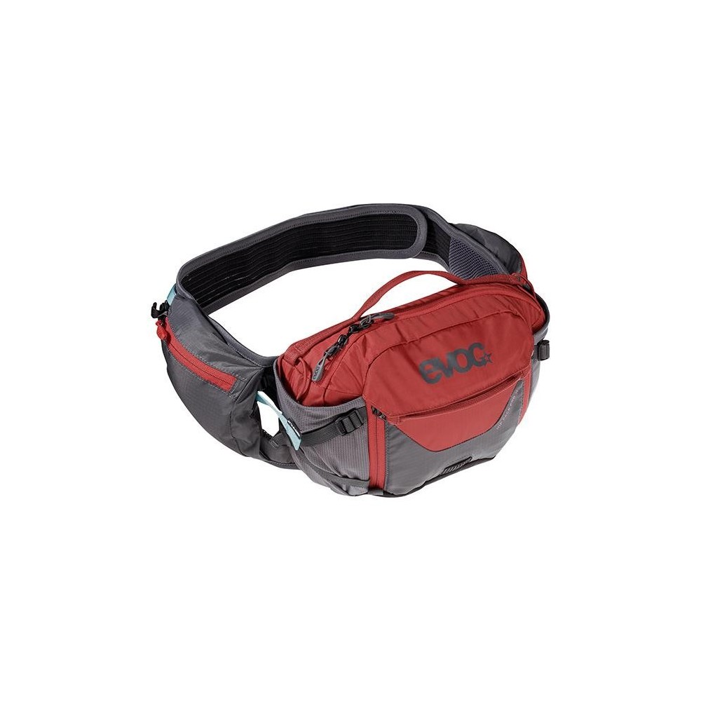 Borseta Evoc Hip Pack Pro 3L + 1.5L Bladder Carbon Grey - Chili Red