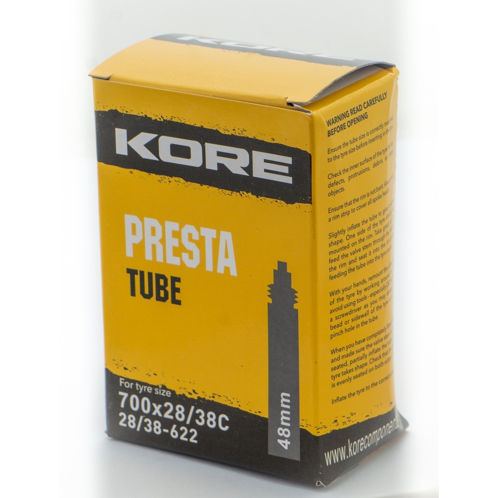 KORE PRESTA 700 X 28/38C TUBE 48mm VALVE