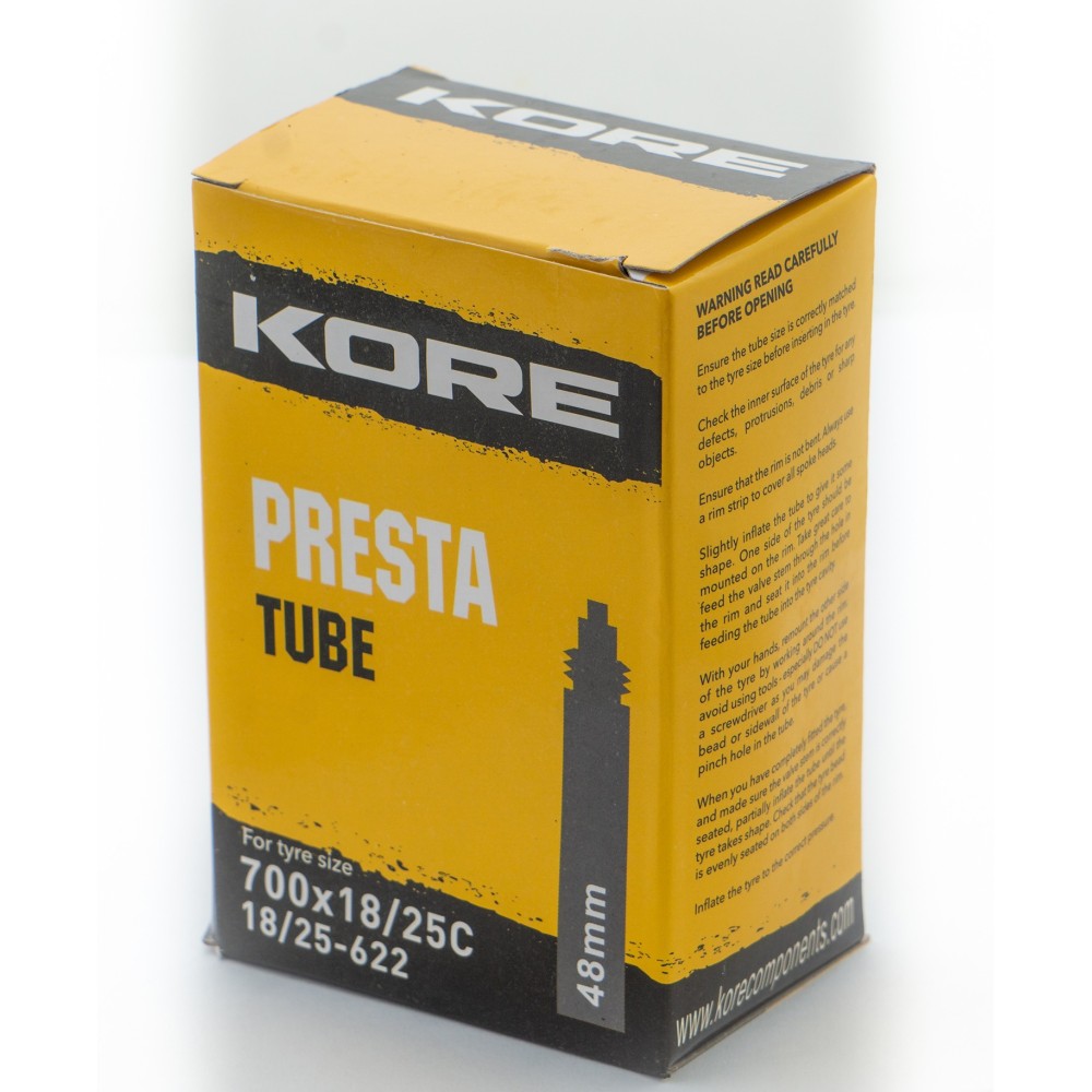 KORE PRESTA 700 X 18/25C TUBE 48mm VALVE