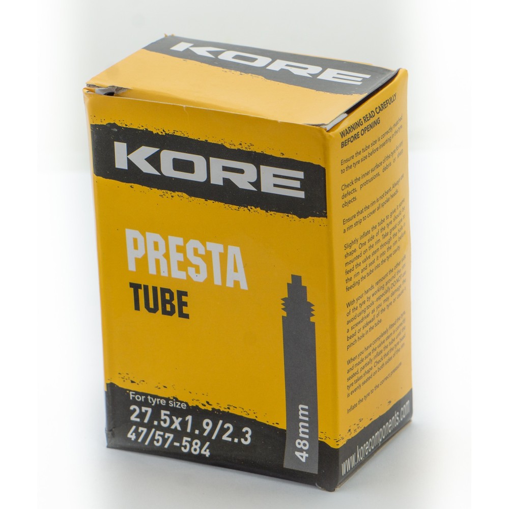 KORE PRESTA 27.5 X 1.9/2.3 TUBE 48mm VALVE