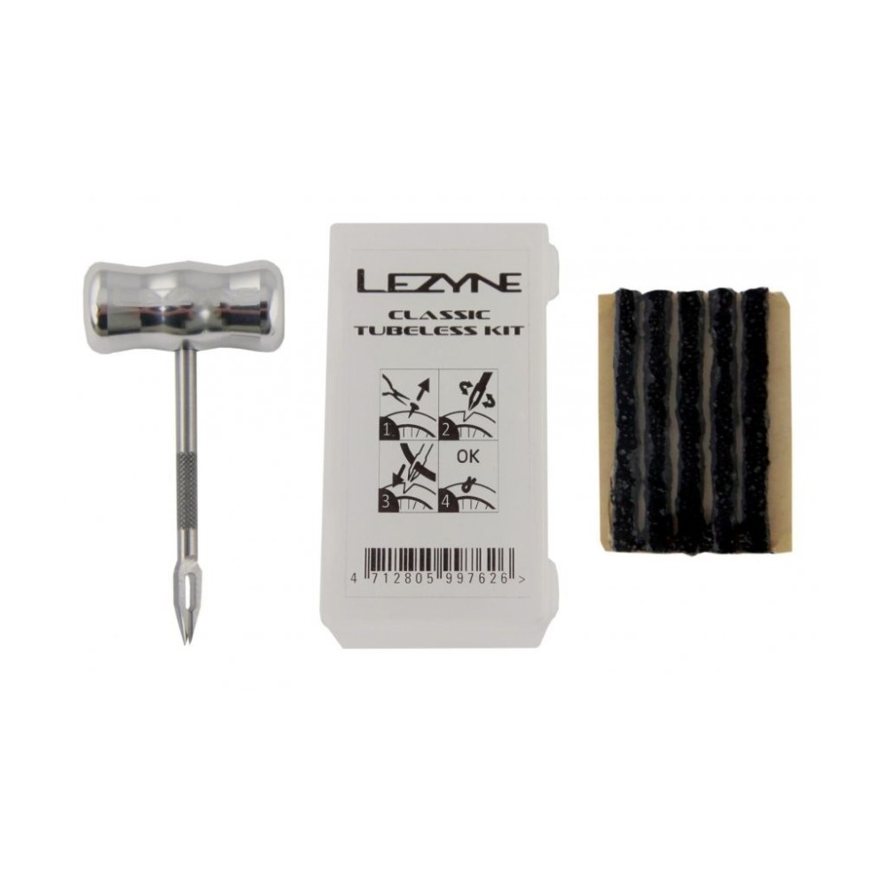 Kit Reparatie Tubeless Lezyne Classic Tubeless Kit Silver